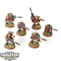 Space Marines - 6 Sniper Scouts klassisch - bemalt