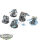 Space Wolves - 5 Wolf Guard Terminators - teilweise bemalt