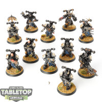 Chaos Space Marines - 11x Chaos Space Marines - bemalt