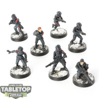 Galaktisches Imperium - 7x Imperial Special Forces - bemalt