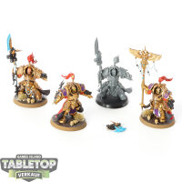 Adeptus Custodes - 4 x Allarus Custodians - teilweise bemalt