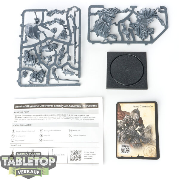 Confrontation - Priory Commander - Hundred Kingdoms - im Gussrahmen