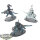 Stormcast Eternals - 3x Evocators on Celestial Dracolines - teilweise bemalt