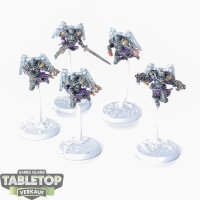 Adepta Sororitas - 5 Seraphim Squad - teilweise bemalt