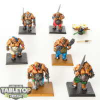 Ogre Kingdoms - 6 x Ogor Gluttons - teilweise bemalt