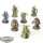 Death Guard - 7 x Plague Marines - teilweise bemalt