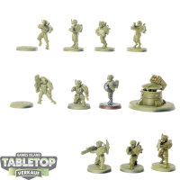 Tau Empire - 10x Fire Warriors Strike Team - teilweise...