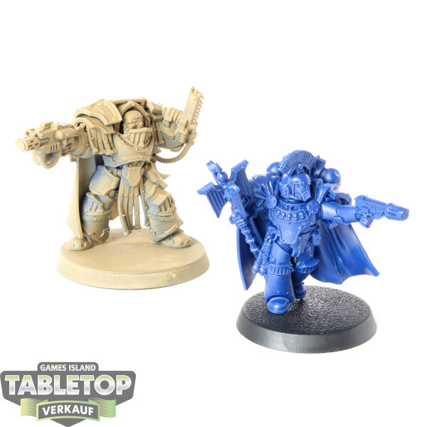 Horus Heresy - Legion Cataphractii Praetor & Chaplain Consul - teilweise bemalt