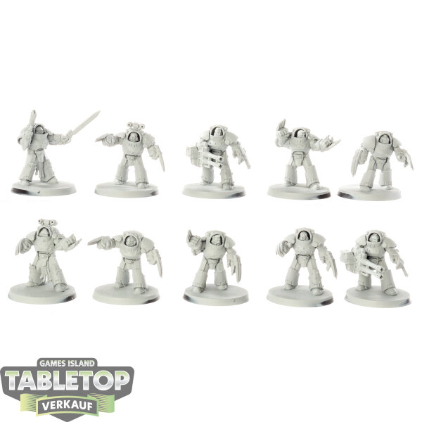 Horus Heresy - 10 x Legion Tartaros Terminator Squad - grundiert