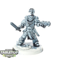 Space Wolves - Space Marines: Lieutenant - teilweise bemalt