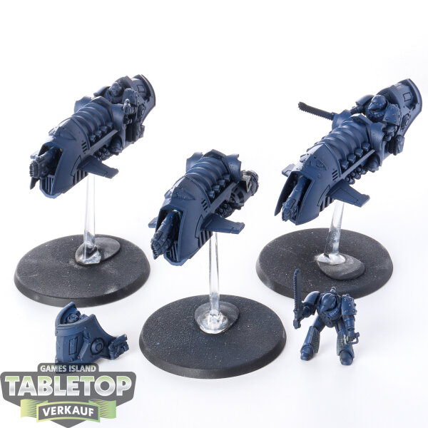 Horus Heresy - 3 x Legion Sky-hunter Squadron - grundiert