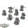 Space Marines - 7x Scouts klassisch - bemalt