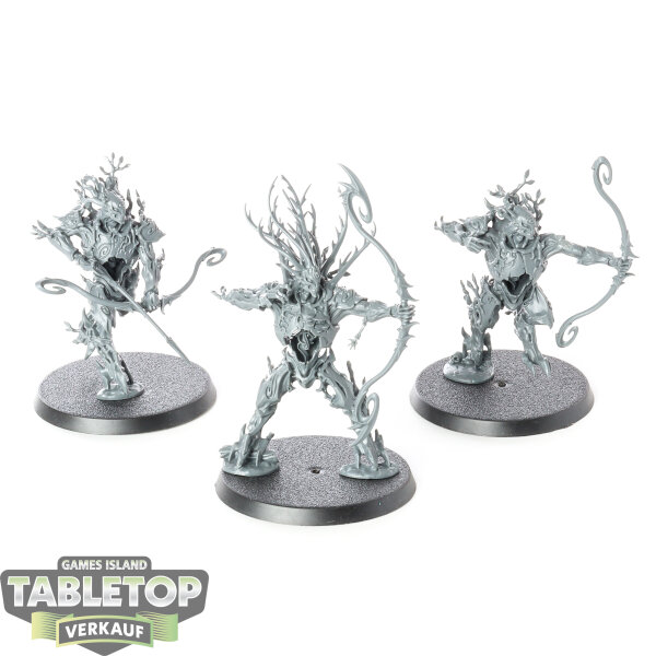 Sylvaneth - 3 x Kurnoth Hunters - unbemalt