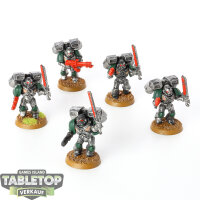 Dark Angels - 5 x Assault Squad klassisch - bemalt
