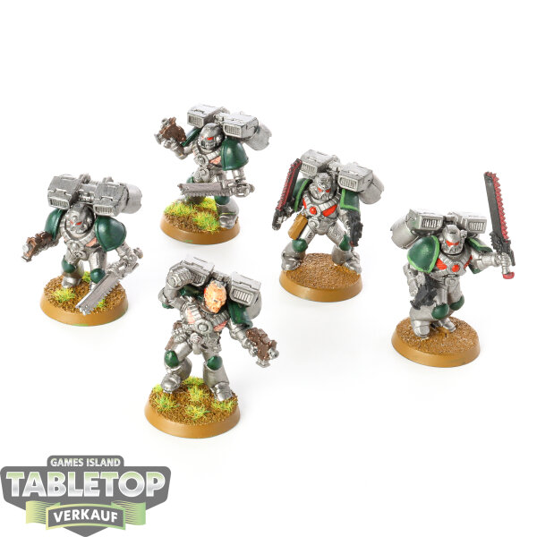 Dark Angels - 5 x Assault Squad klassisch - bemalt