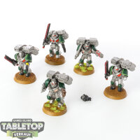 Dark Angels - 5 x Assault Squad klassisch - bemalt