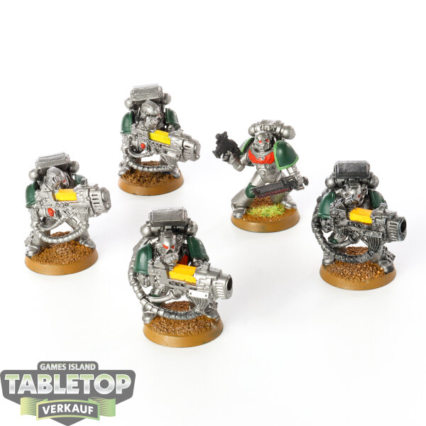 Dark Angels - 5 x Devastator Squad klassisch - bemalt