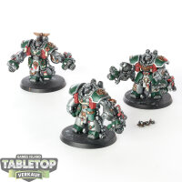 Dark Angels - 3 x Centurion Assault Squad - bemalt