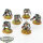 Dark Angels - 6 x Terminator Squad klassisch - bemalt