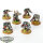 Dark Angels - 6 x Terminator Squad klassisch - bemalt