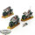 Dark Angels - 3 x Space Marine Bike Squad - bemalt