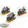 Dark Angels - 3 x Space Marine Bike Squad - bemalt