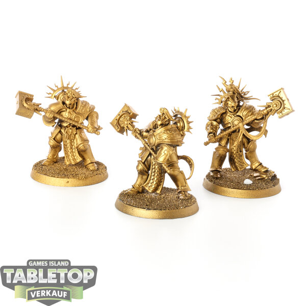 Stormcast Eternals - 3 Retributors - grundiert