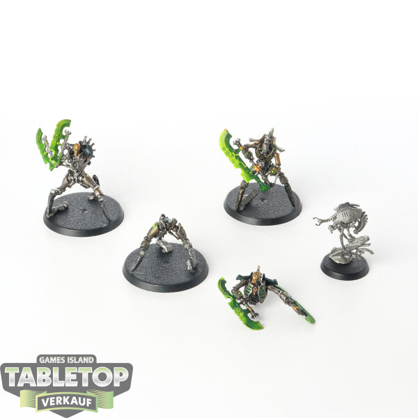 Necrons - 4 Scorpekh Destroyers - bemalt