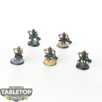 Necrons - 5 Immortals - teilweise bemalt