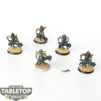 Necrons - 5 Immortals - teilweise bemalt