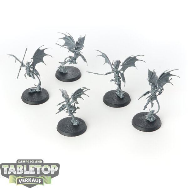 Daughters of Khaine - 5 Khinerai Heartrenders - unbemalt
