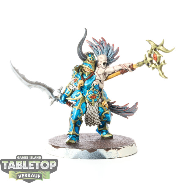 Disciples of Tzeentch - Curseling, Eye of Tzeentch - bemalt