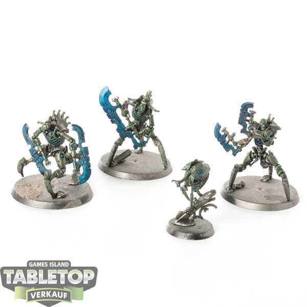 Necrons - 3 Skorpekh Destroyers & Plasmacyte - teilweise bemalt