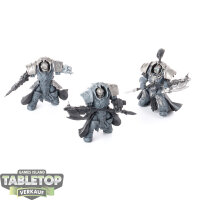 Adeptus Custodes - 3 x Allarus Custodians - teilweise bemalt