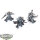 Adeptus Custodes - 3 x Allarus Custodians - teilweise bemalt