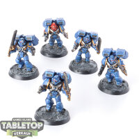 Ultramarines - 5 x Vanguard Veteran Squad - bemalt