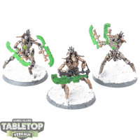 Necrons - 3 x Skorpekh Destroyers - bemalt