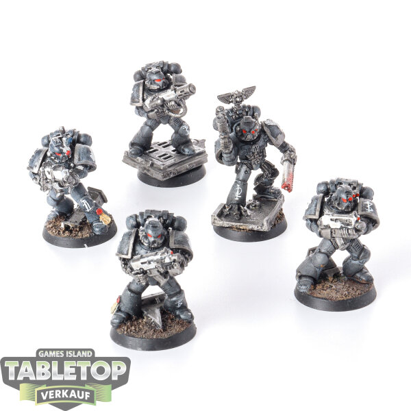 Iron Hands - 5 x Iron Hands Tactical Squad - bemalt