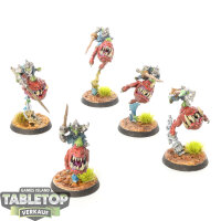 Gloomspite Gitz - 5x Boingrot Bounderz - bemalt