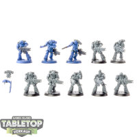 Space Marines - 10x Primaris Hellblasters - teilweise bemalt