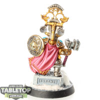 Cities of Sigmar - Dwarf King With Oathstone - gut bemalt