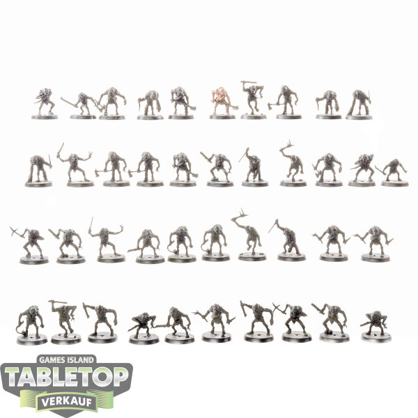 Der Hobbit Figuren - Böse - 41x Goblin Warriors - teilweise bemalt