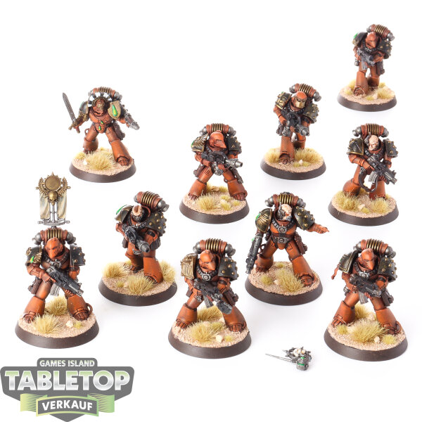 Horus Heresy - 10y Legion MKVI Tactical Squad - bemalt