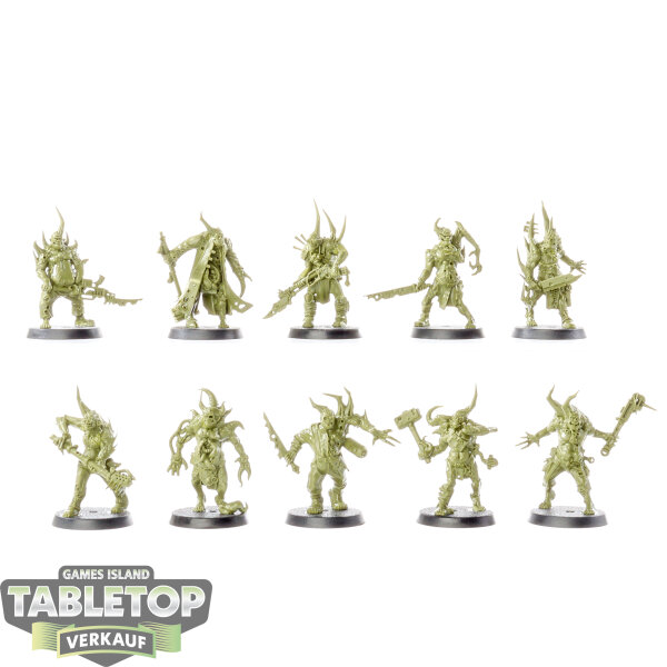Death Guard - 10 x Poxwalkers - unbemalt