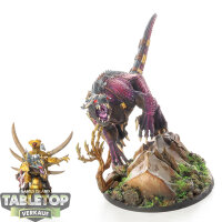 Seraphon - Saurus Oldblood on Carnosaur - bemalt