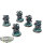 Chaos Space Marines - 5 x Chaos Space Marines klassisch  - bemalt