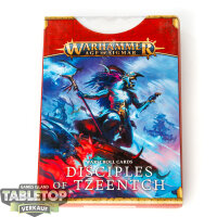 Disciples of Tzeentch - Warscroll Cards & Token 3....