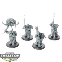 Ogor Mawtribes - 4 x Ironguts - unbemalt