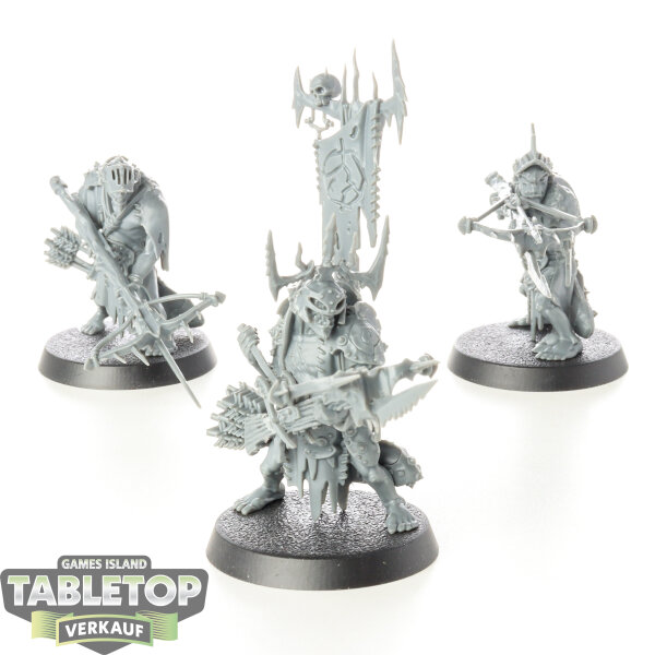 Orruk Warclans - 3x Man-Skewer Boltboyz - unbemalt