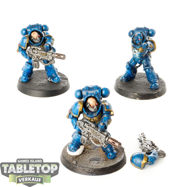 Space Marines - 3x Primaris Eradicators - bemalt